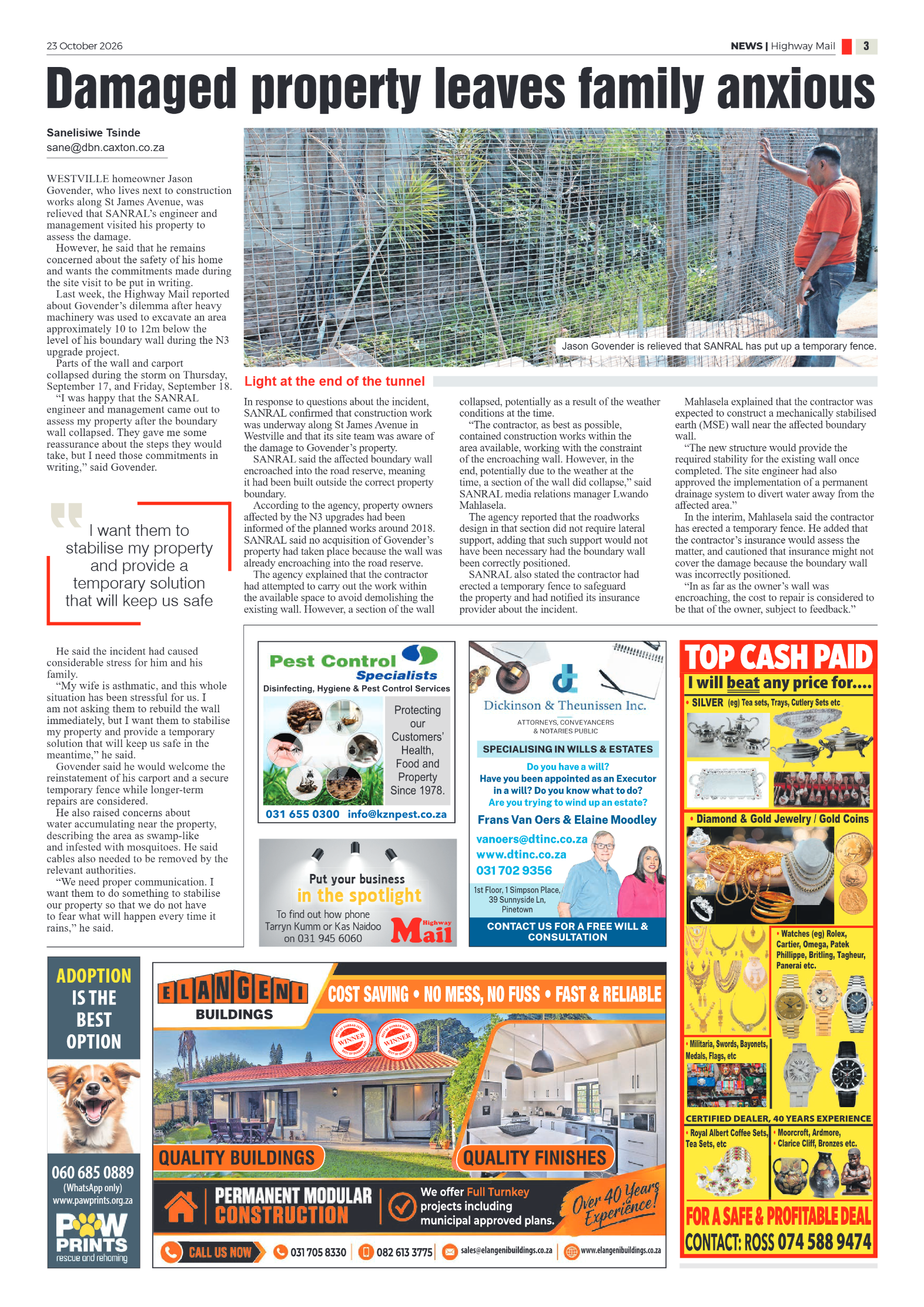 Highway Mail 23 October 2026 page 3
