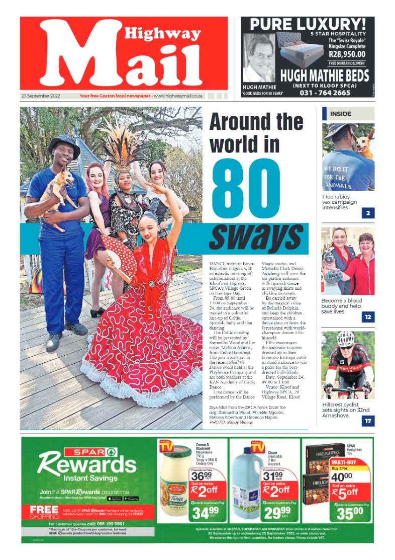 Highway Mail 23 September 2022 page 1