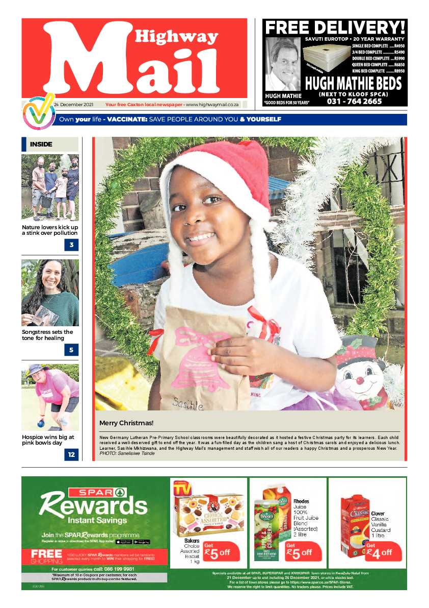 Highway Mail 24 December 2021 page 1