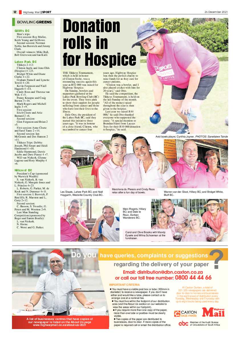 Highway Mail 24 December 2021 page 12