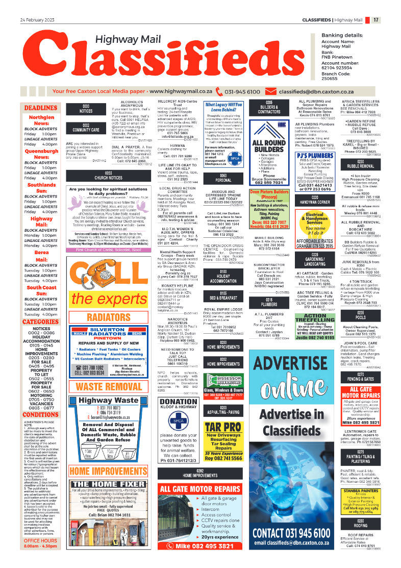 Highway Mail 24 February 2023 page 17