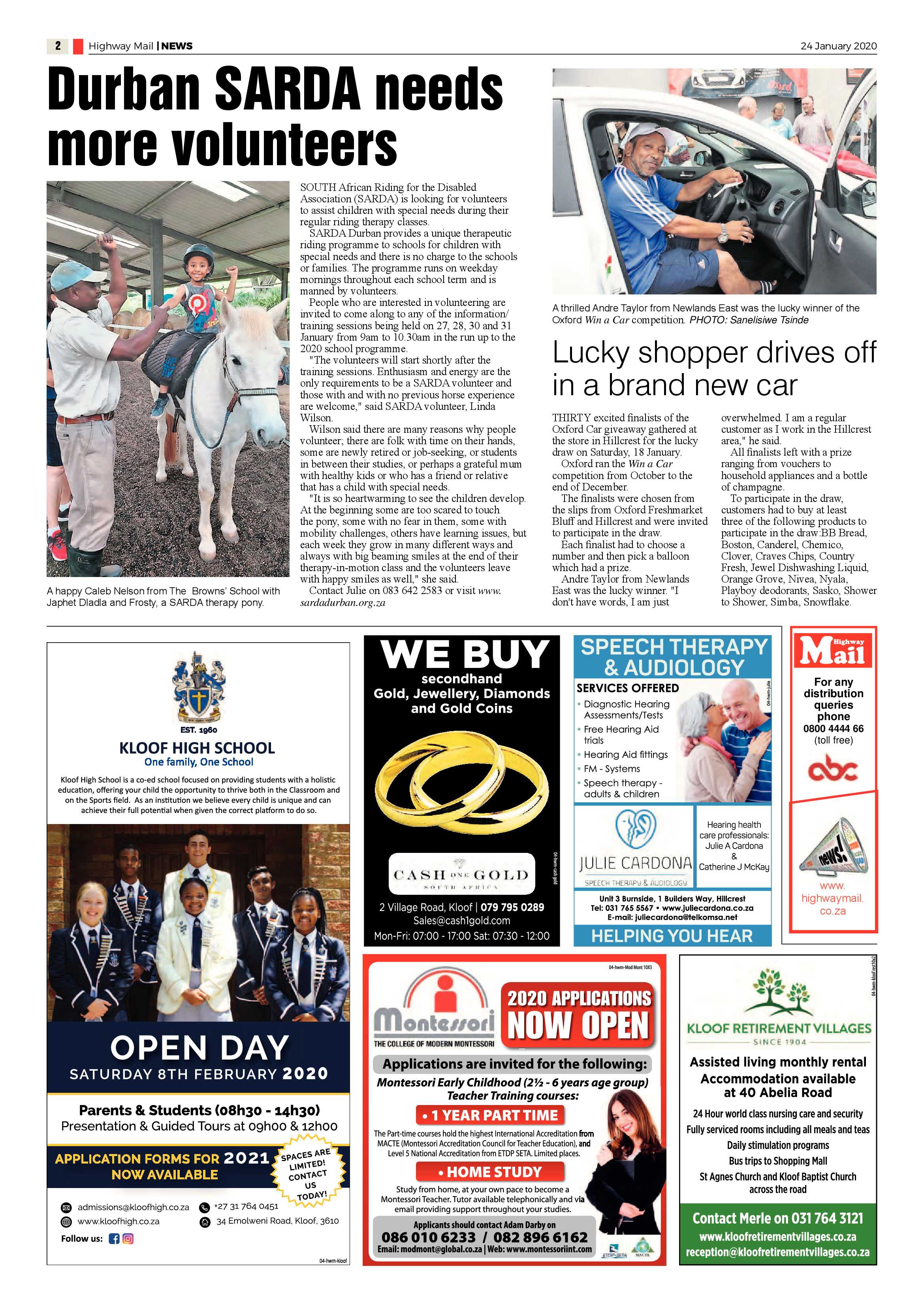 Highway Mail 24 January 2020 page 2