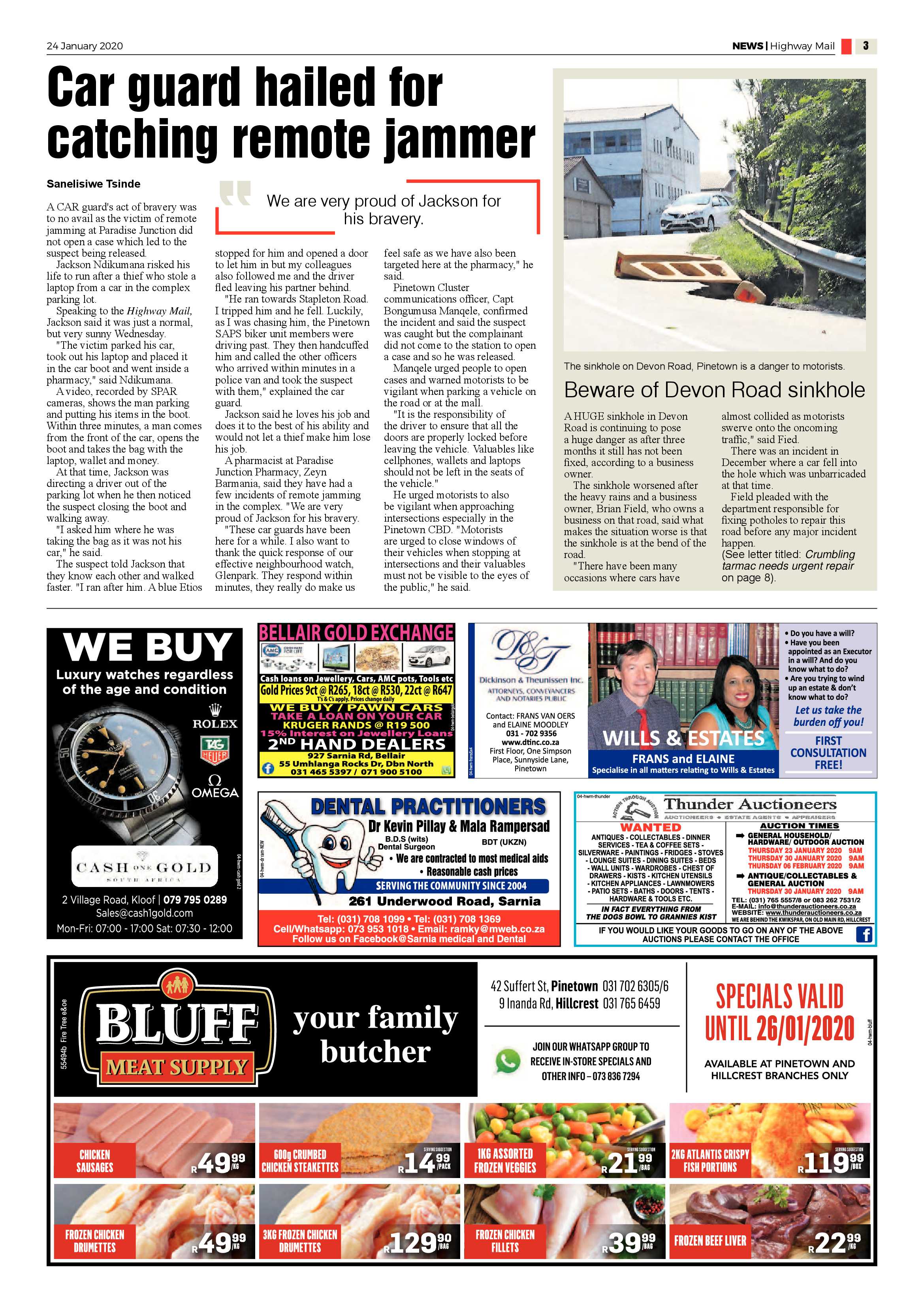 Highway Mail 24 January 2020 page 3