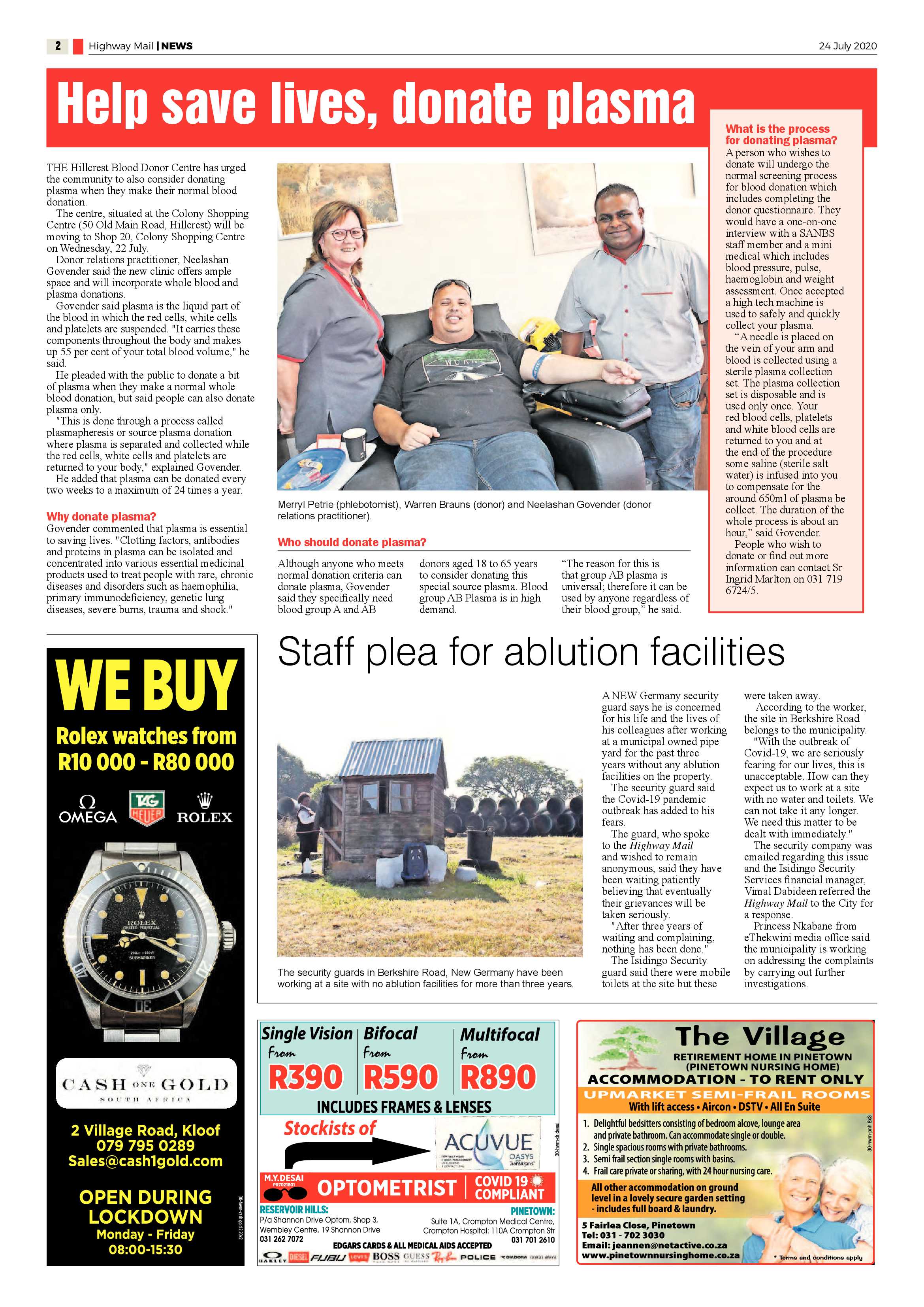 Highway Mail 24 July 2020 page 2