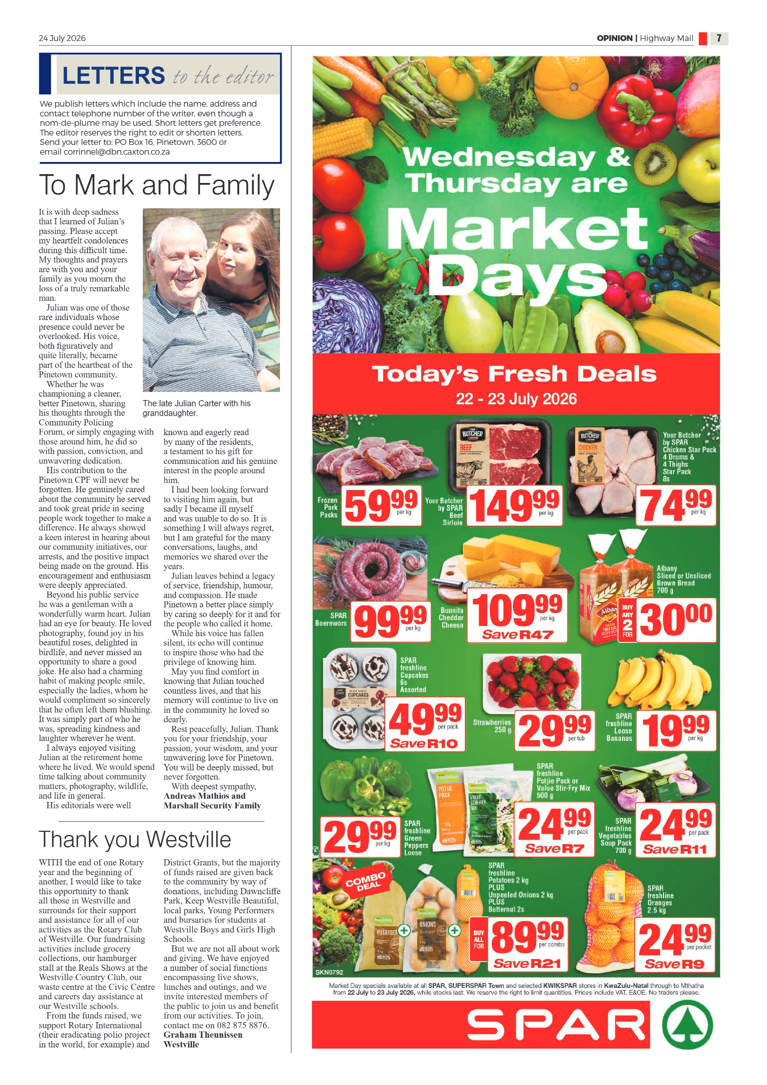 Highway Mail 24 July 2026 page 7