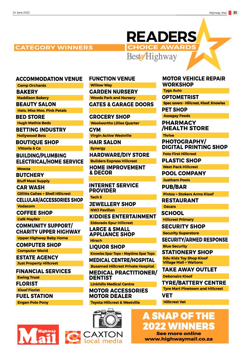 Highway Mail 24 June 2022 page 21