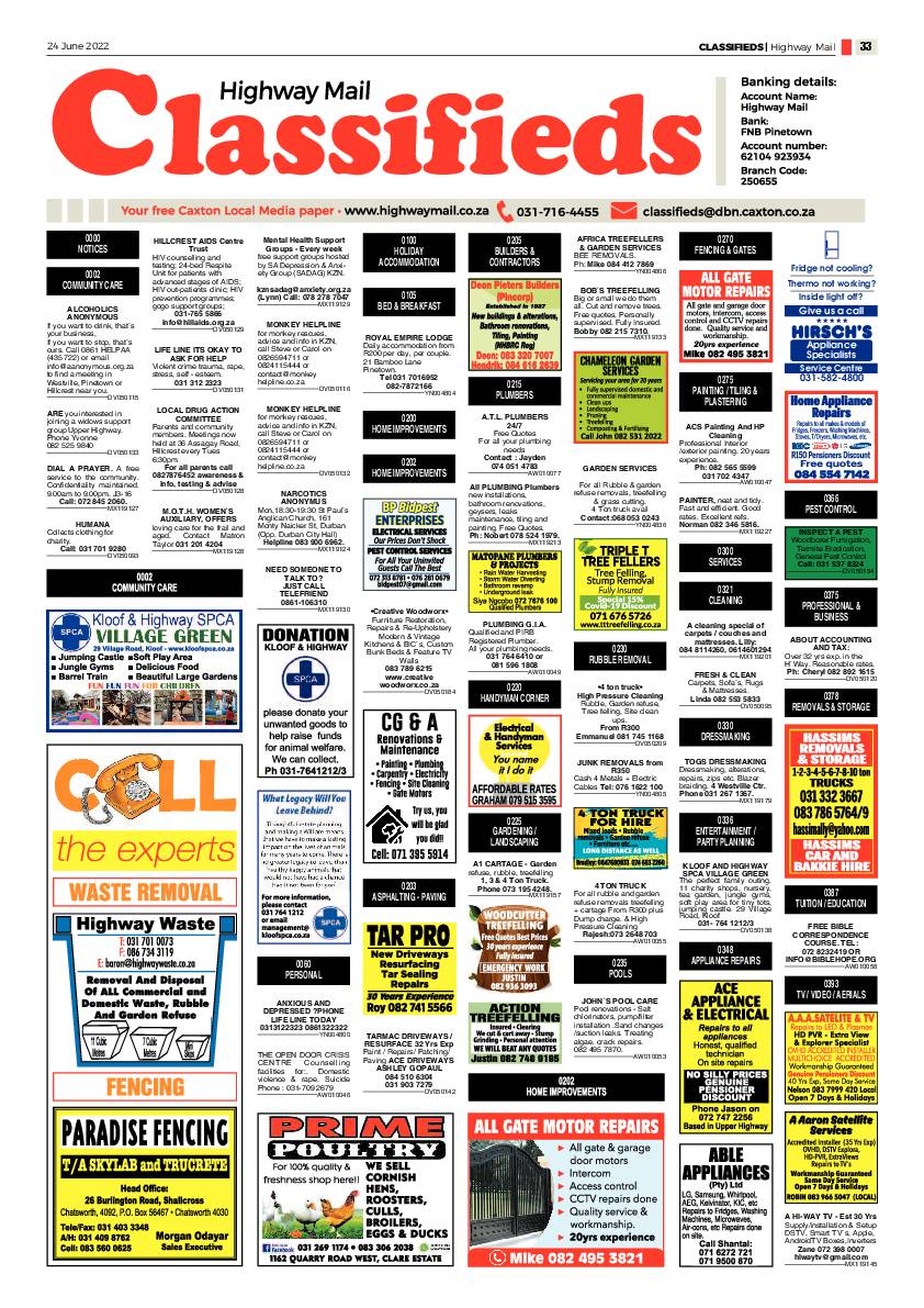Highway Mail 24 June 2022 page 33
