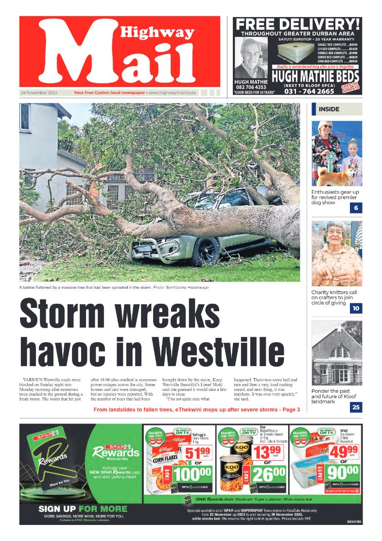 Highway Mail 24 November 2023 page 1