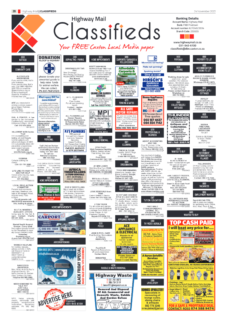 Highway Mail 24 November 2023 page 26