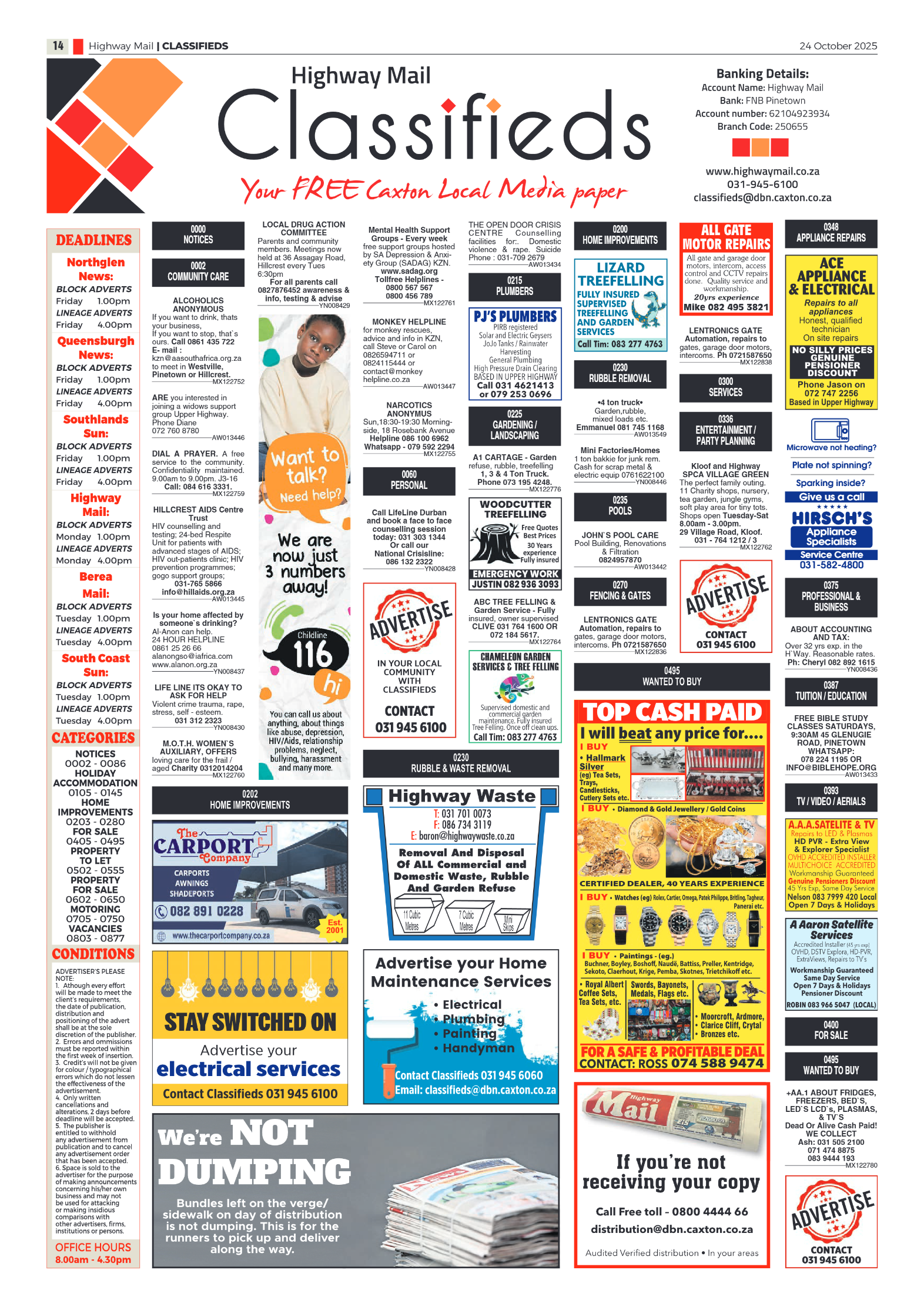 Highway Mail 24 October 2025 page 14