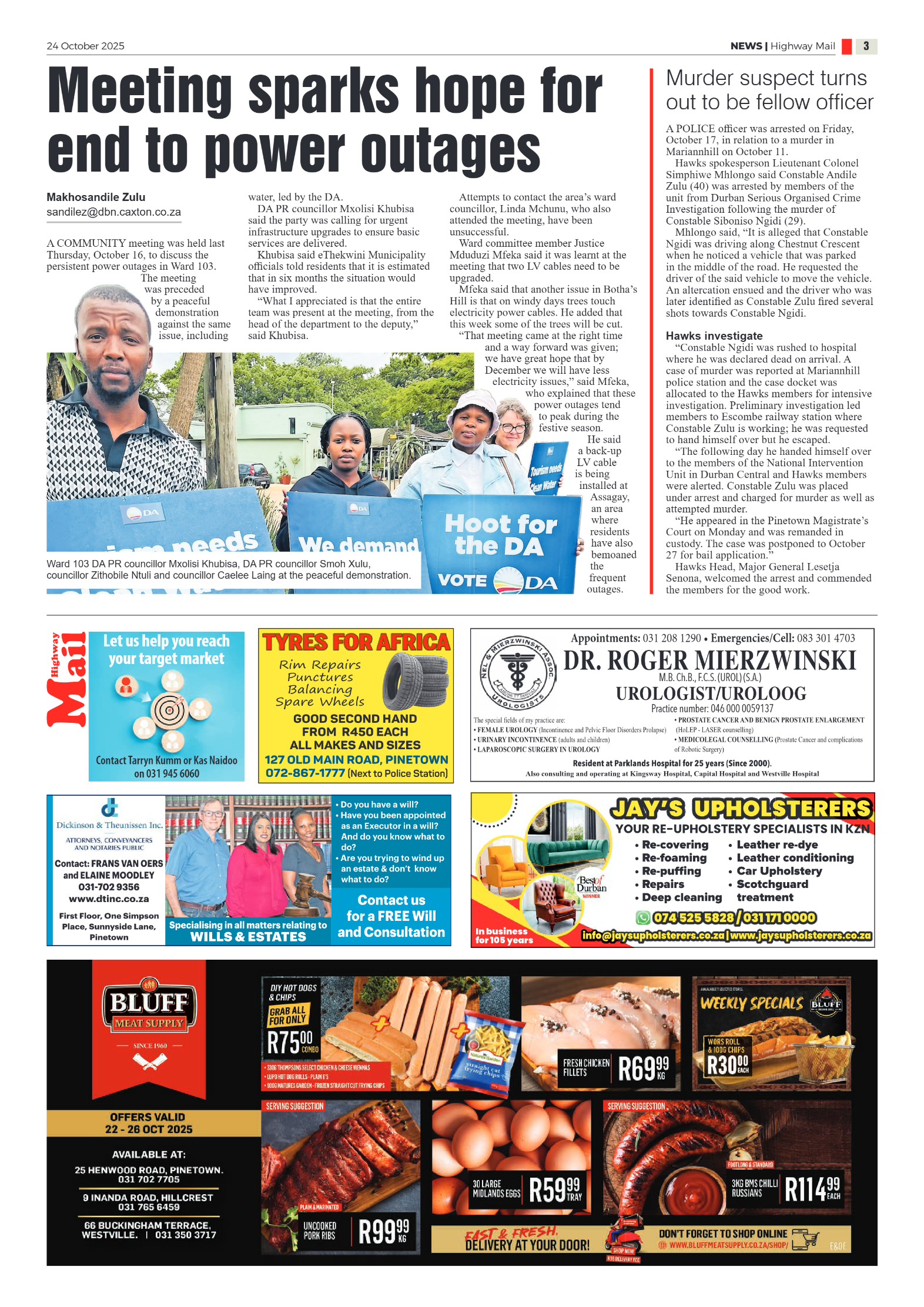 Highway Mail 24 October 2025 page 3