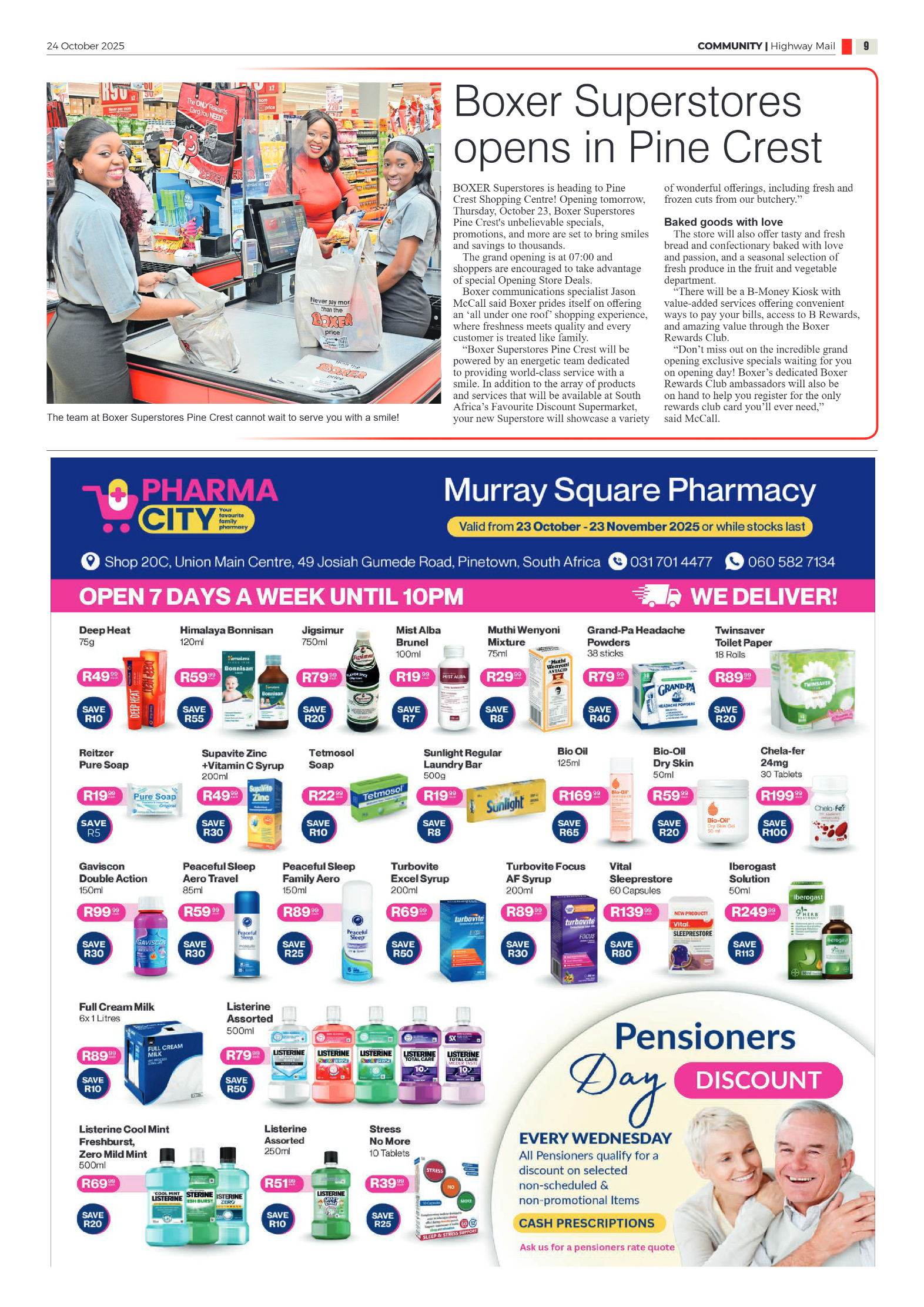 Highway Mail 24 October 2025 page 9