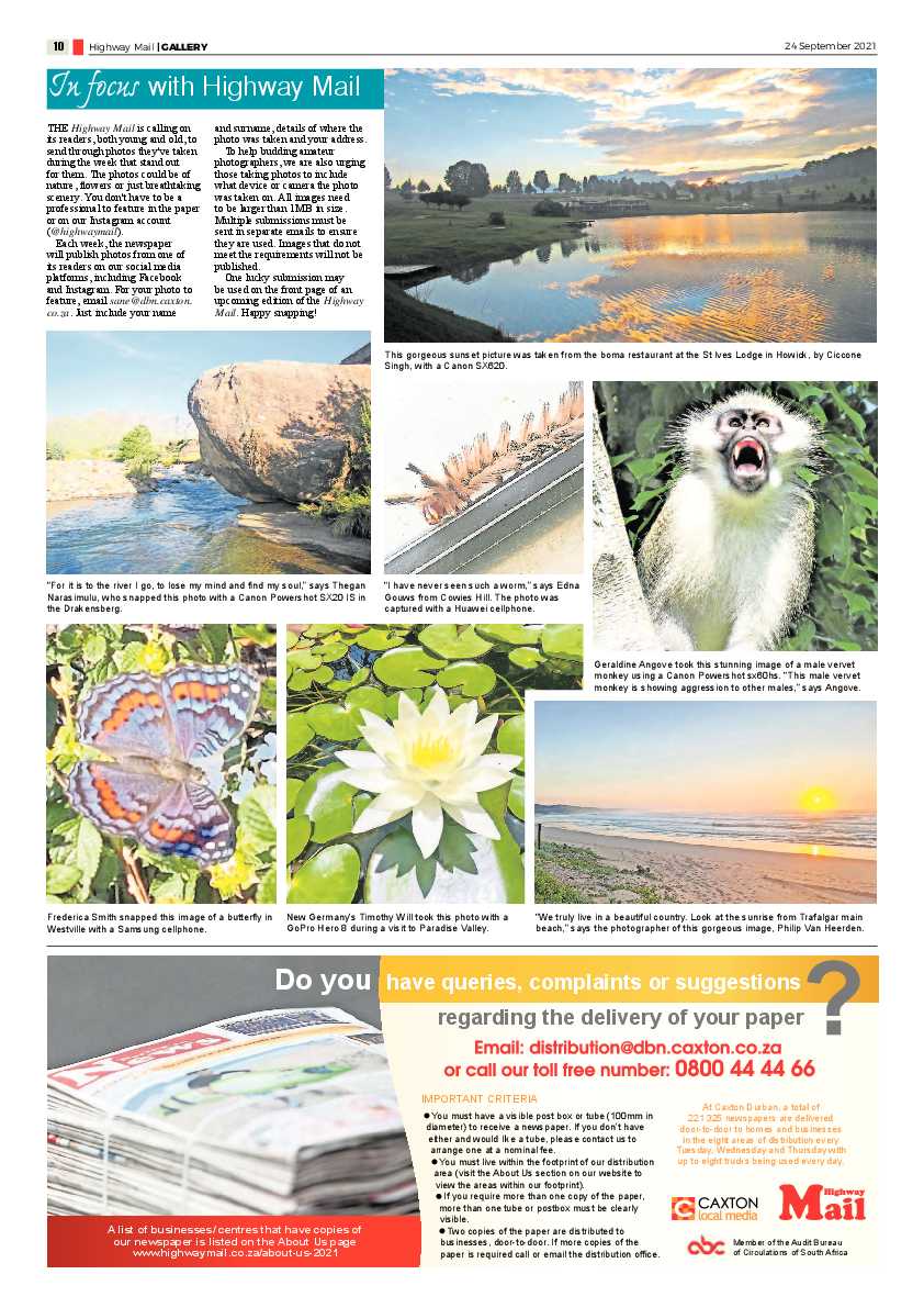 Highway Mail 24 September 2021 page 10