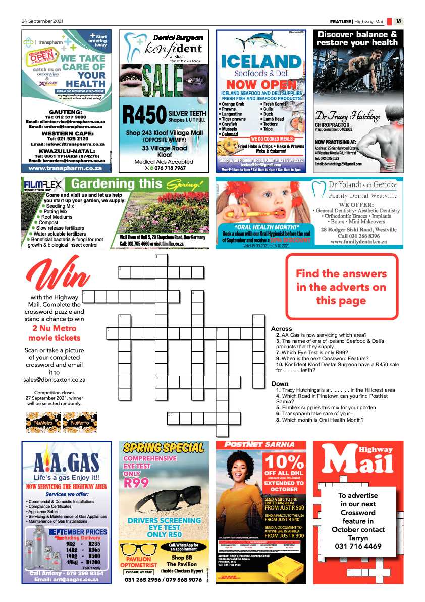 Highway Mail 24 September 2021 page 15