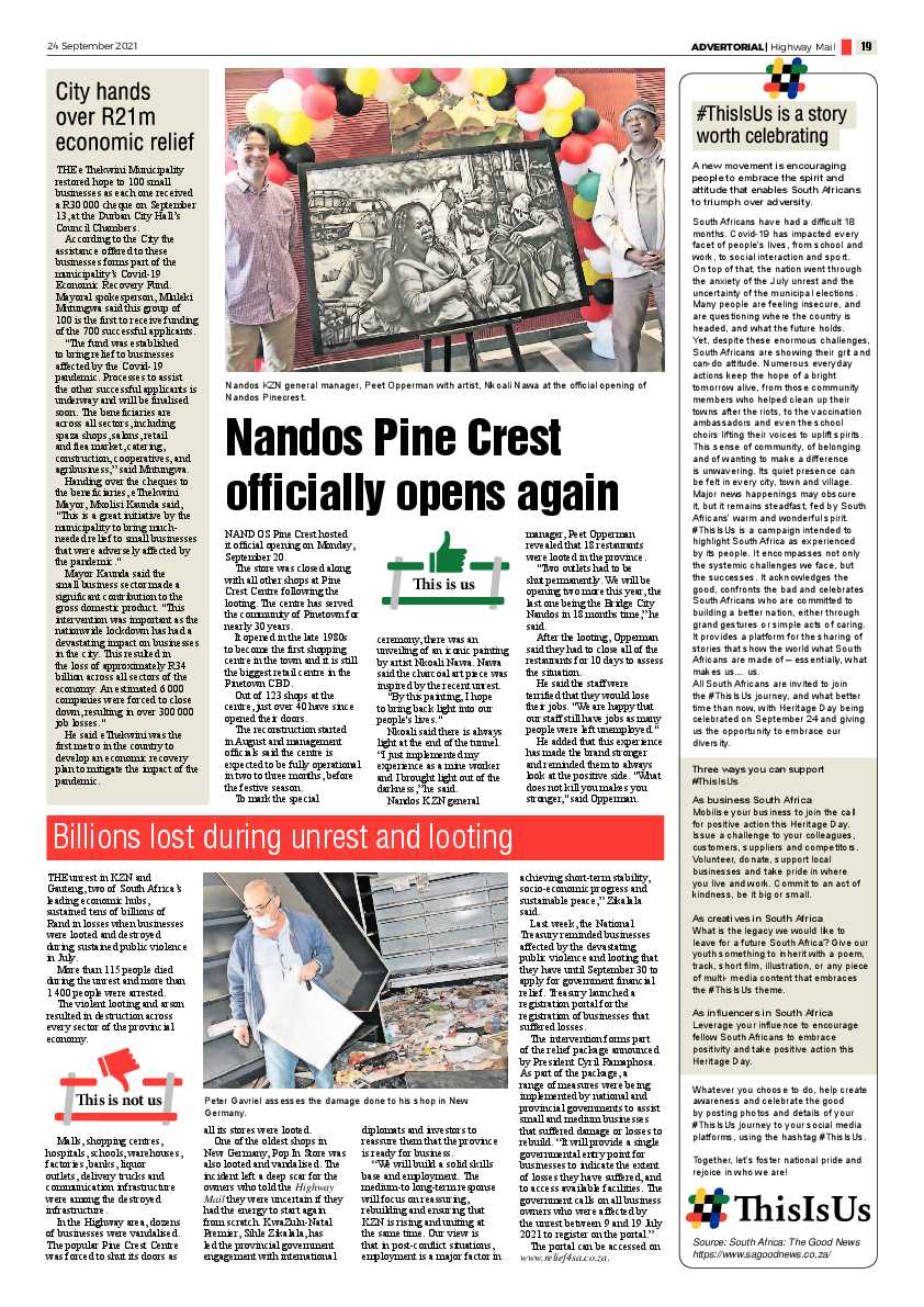 Highway Mail 24 September 2021 page 19