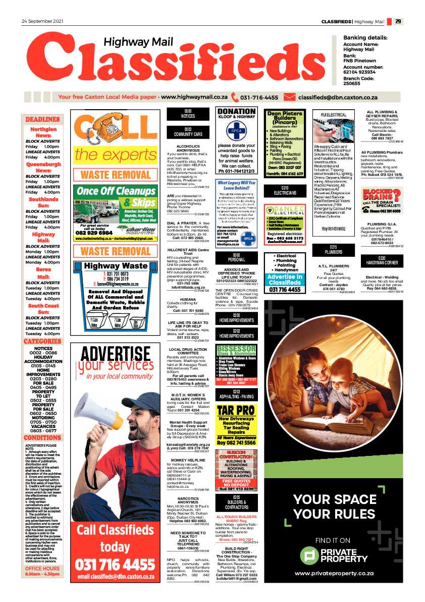 Highway Mail 24 September 2021 page 29
