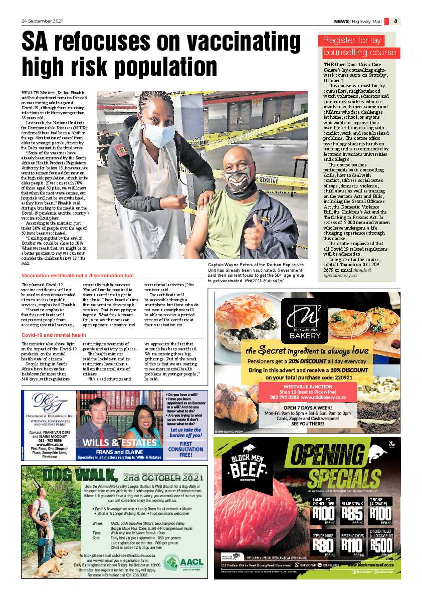 Highway Mail 24 September 2021 page 5