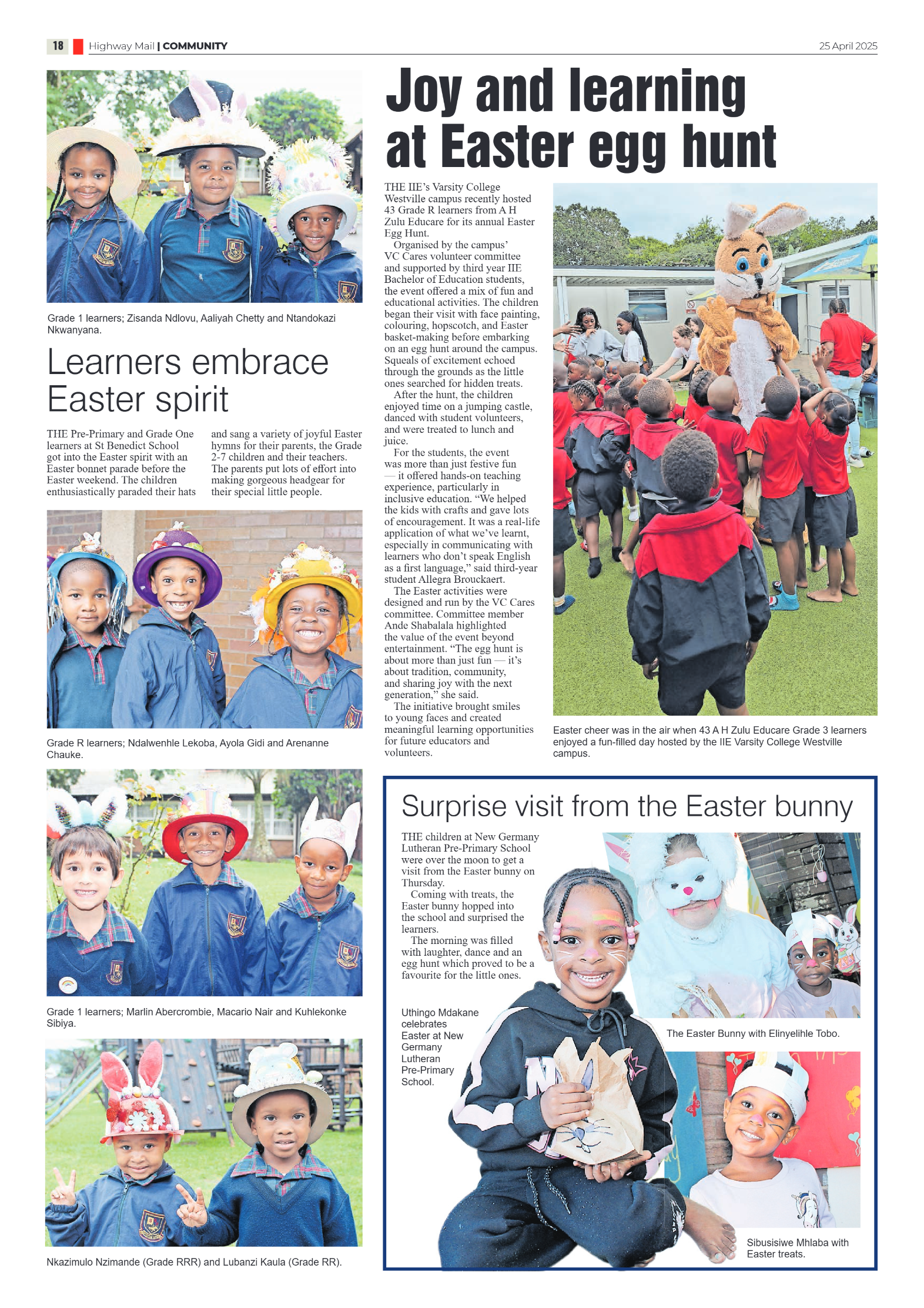 Highway Mail 25 April 2025 page 18