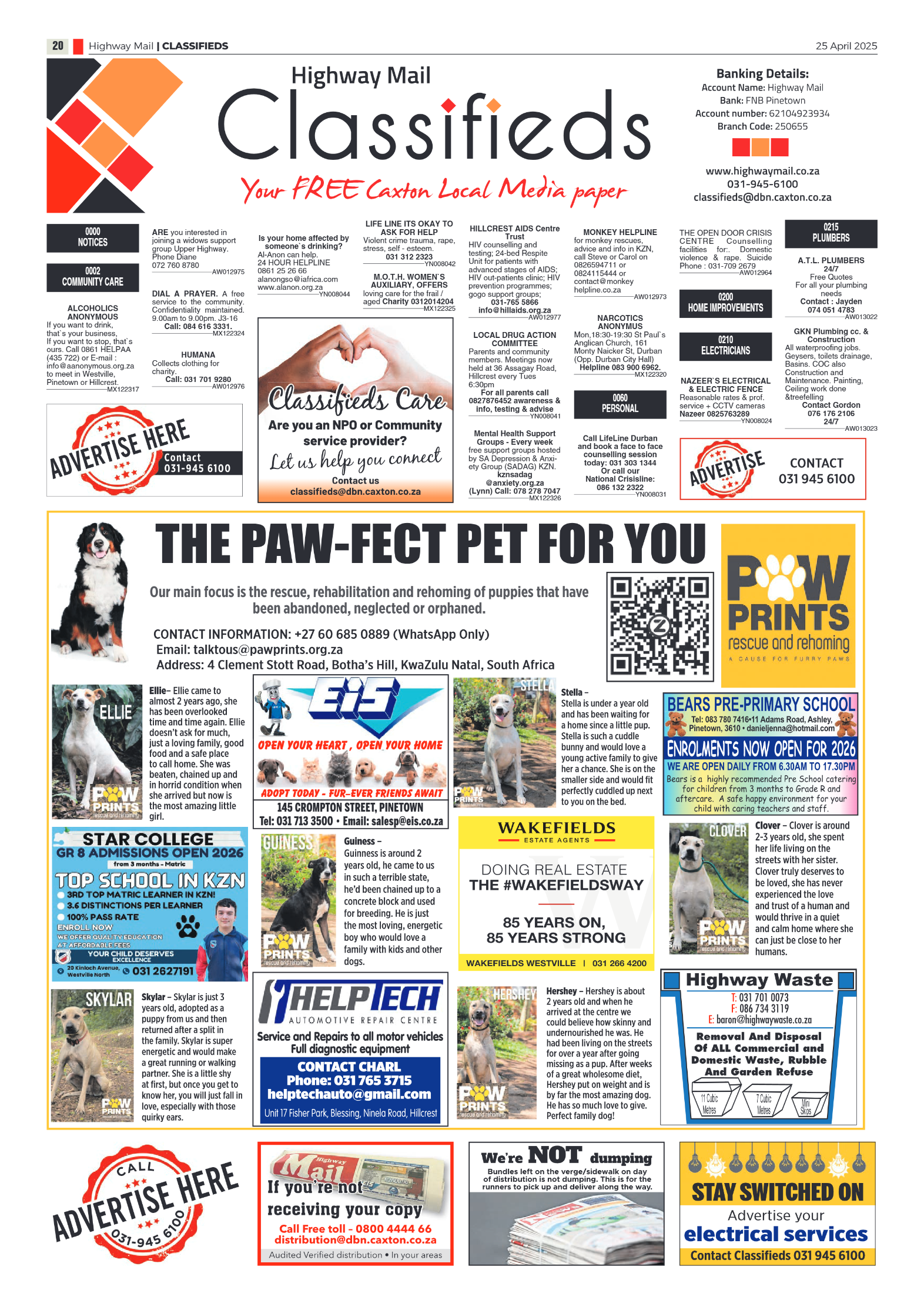 Highway Mail 25 April 2025 page 20