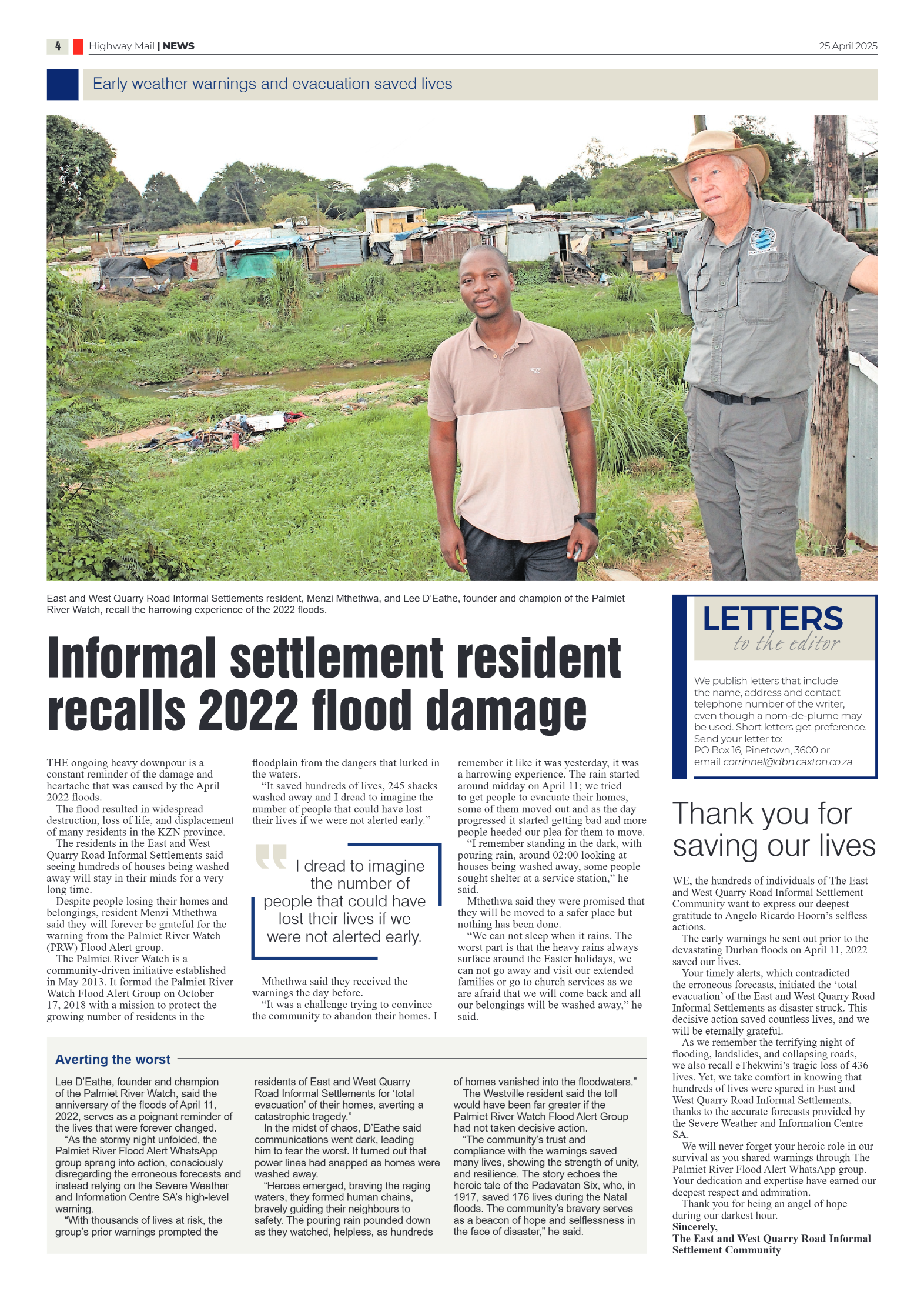 Highway Mail 25 April 2025 page 4