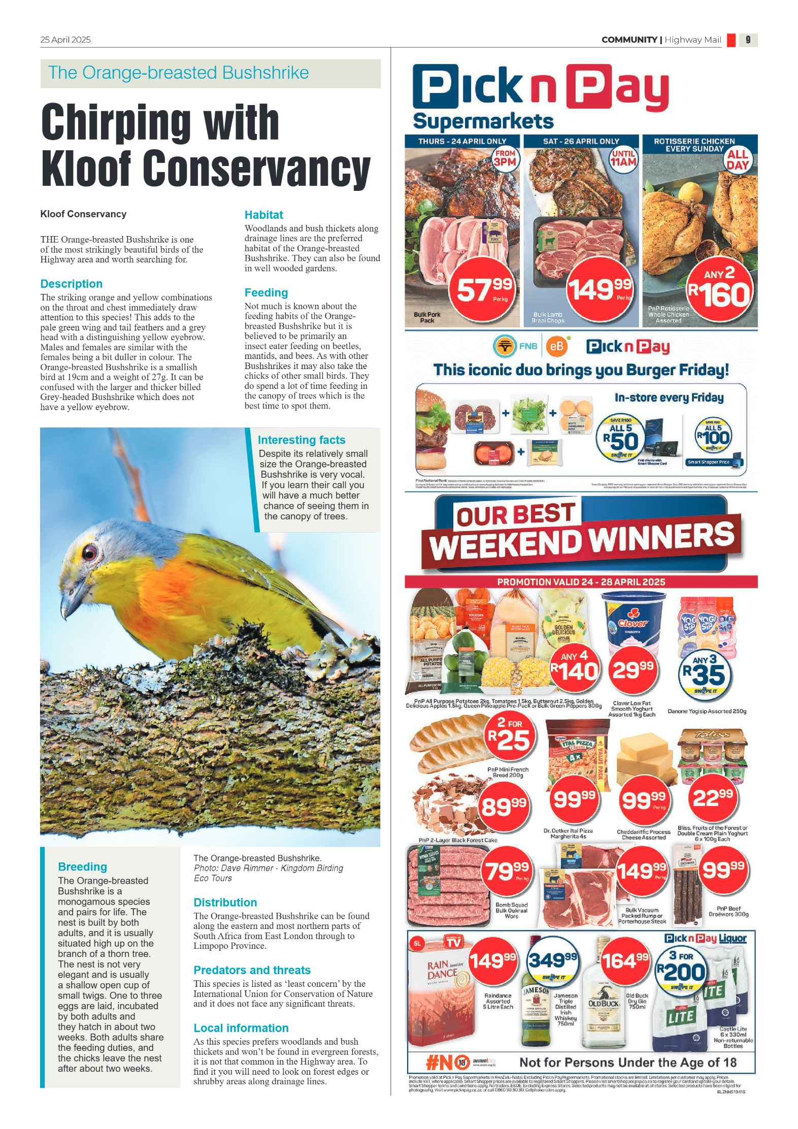 Highway Mail 25 April 2025 page 9