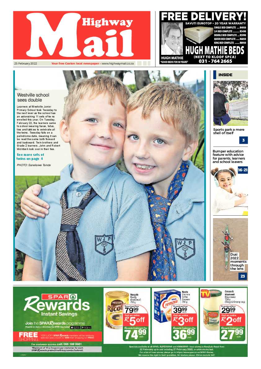 Highway Mail 25 February 2022 page 1