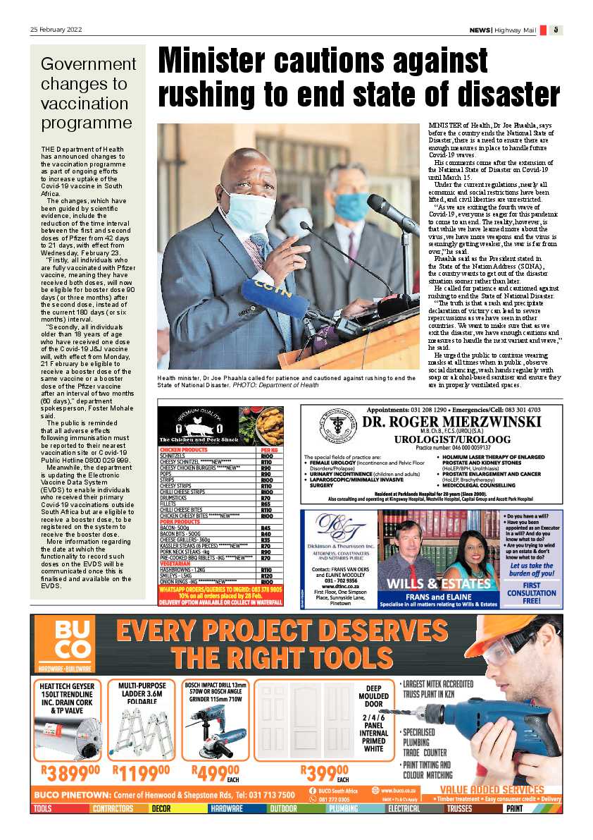 Highway Mail 25 February 2022 page 5