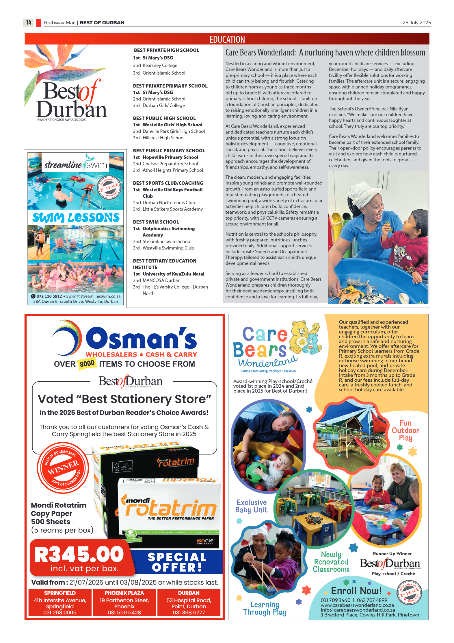 Highway Mail 25 July 2025 page 14