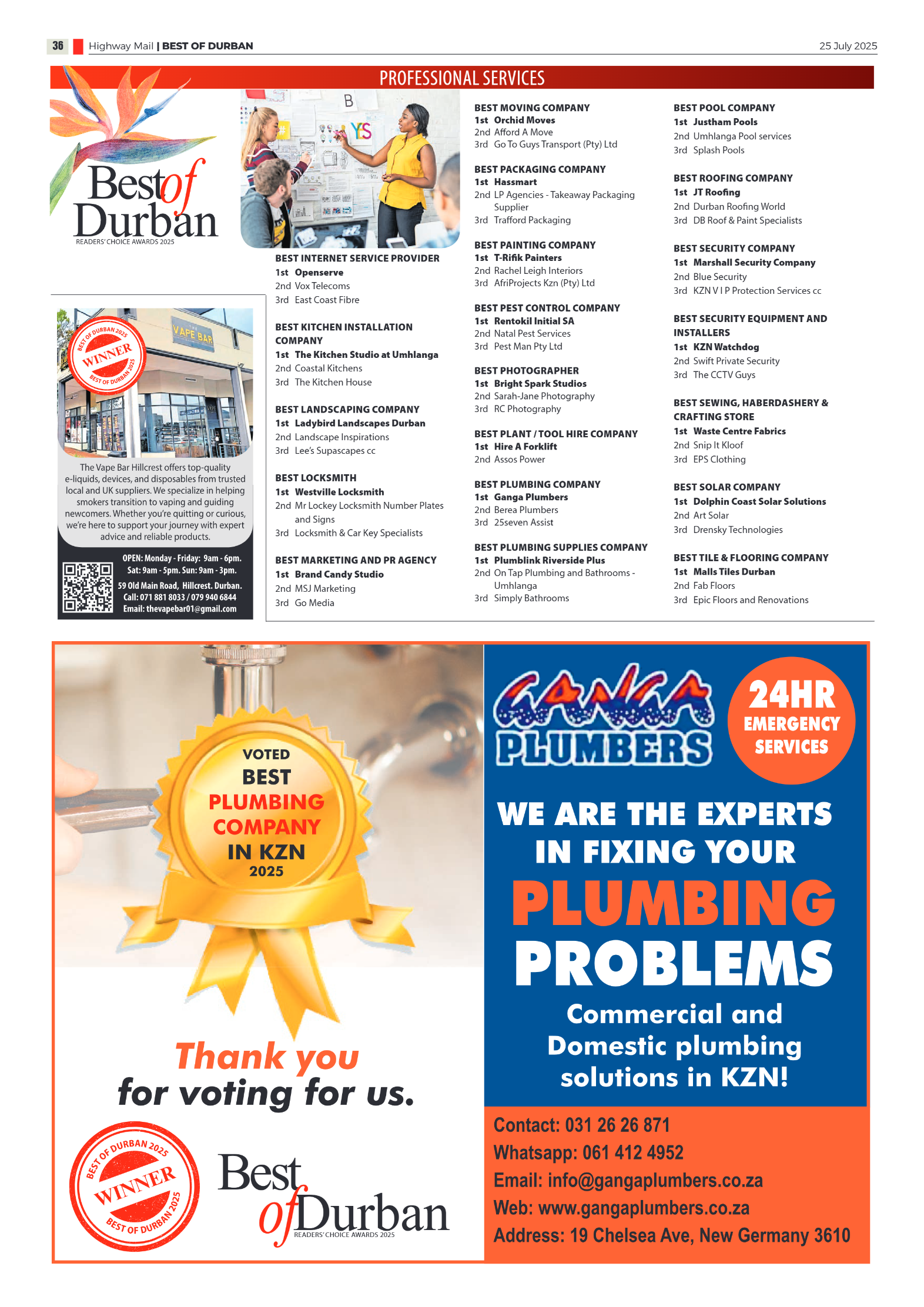 Highway Mail 25 July 2025 page 36