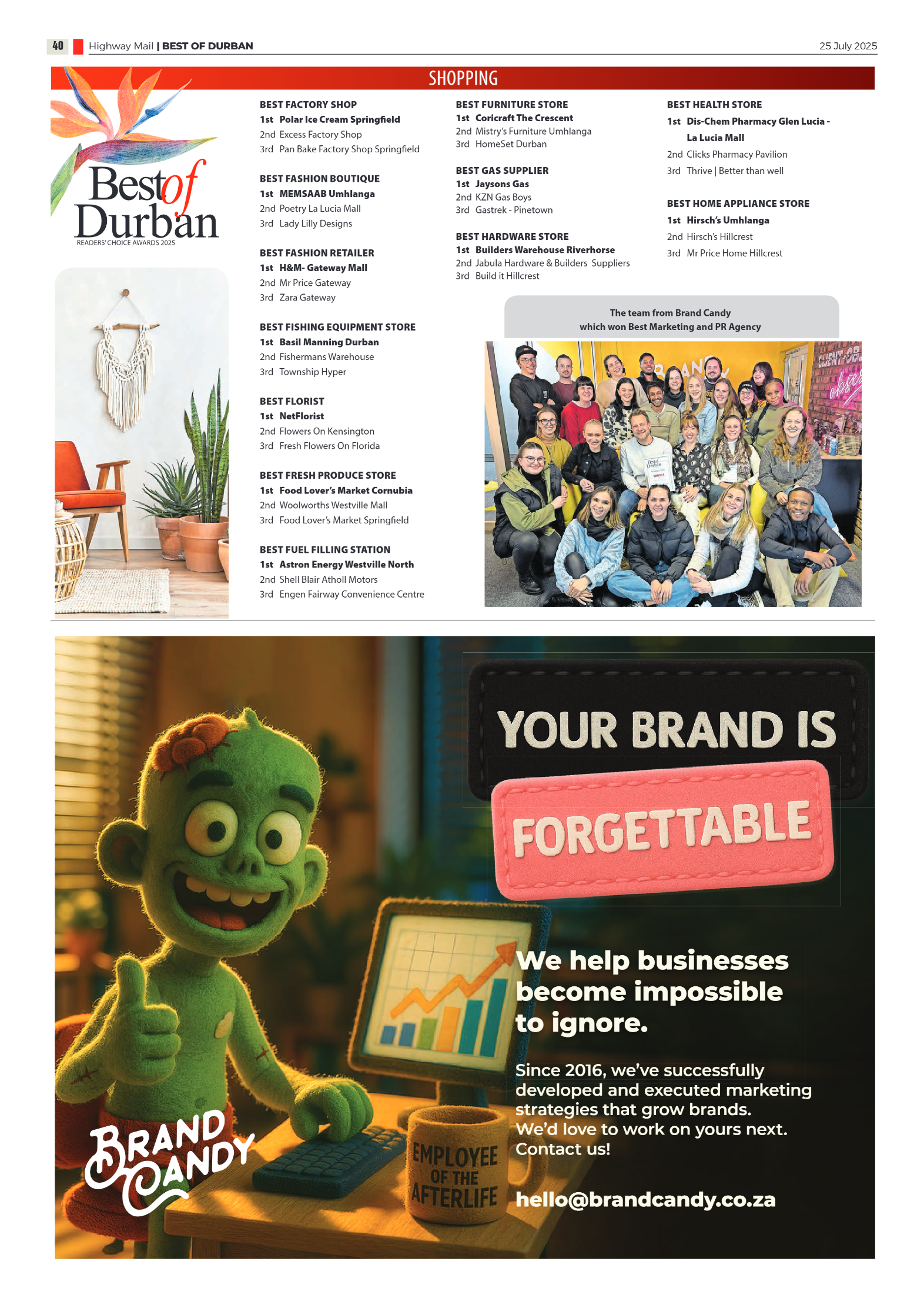 Highway Mail 25 July 2025 page 40