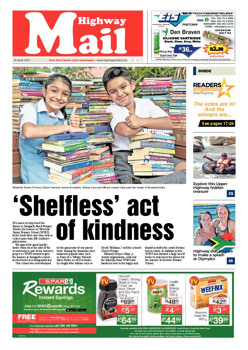 Highway Mail 25 June 2021 page 1