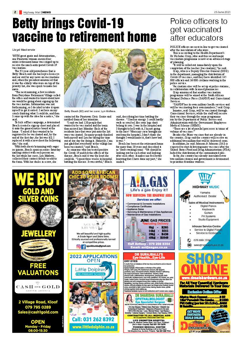 Highway Mail 25 June 2021 page 2
