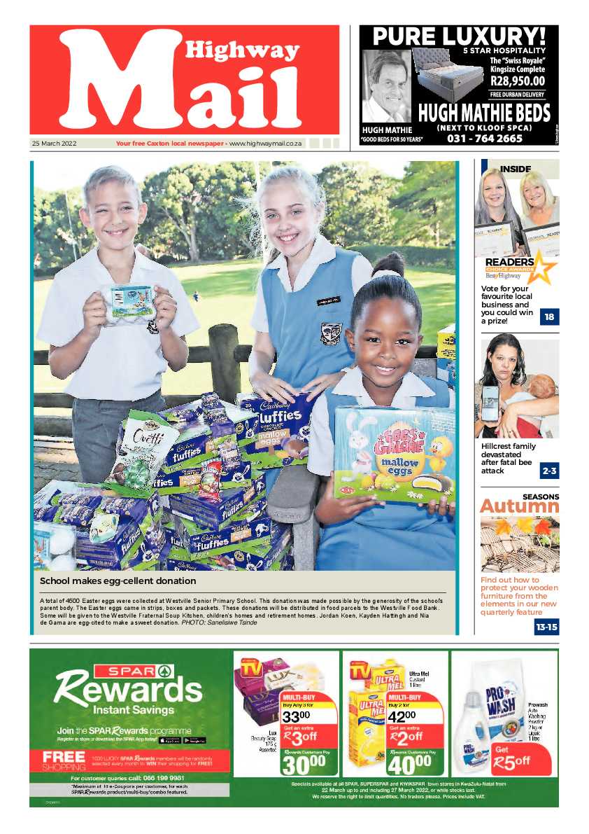 Highway Mail 25 March 2022 page 1
