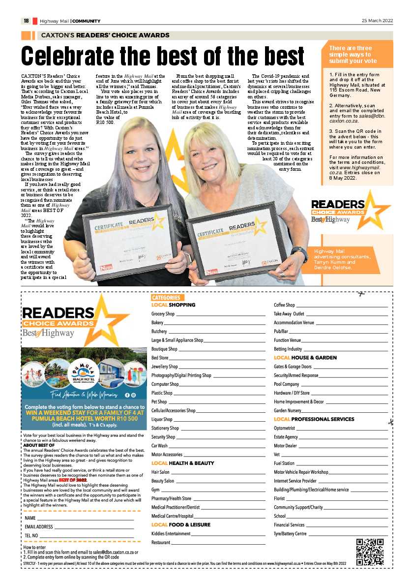 Highway Mail 25 March 2022 page 18