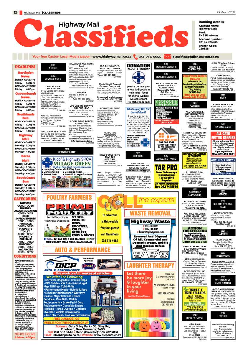 Highway Mail 25 March 2022 page 28