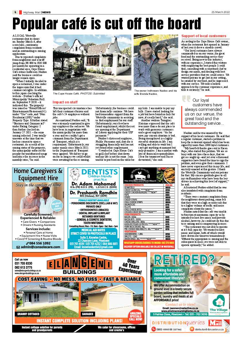 Highway Mail 25 March 2022 page 4