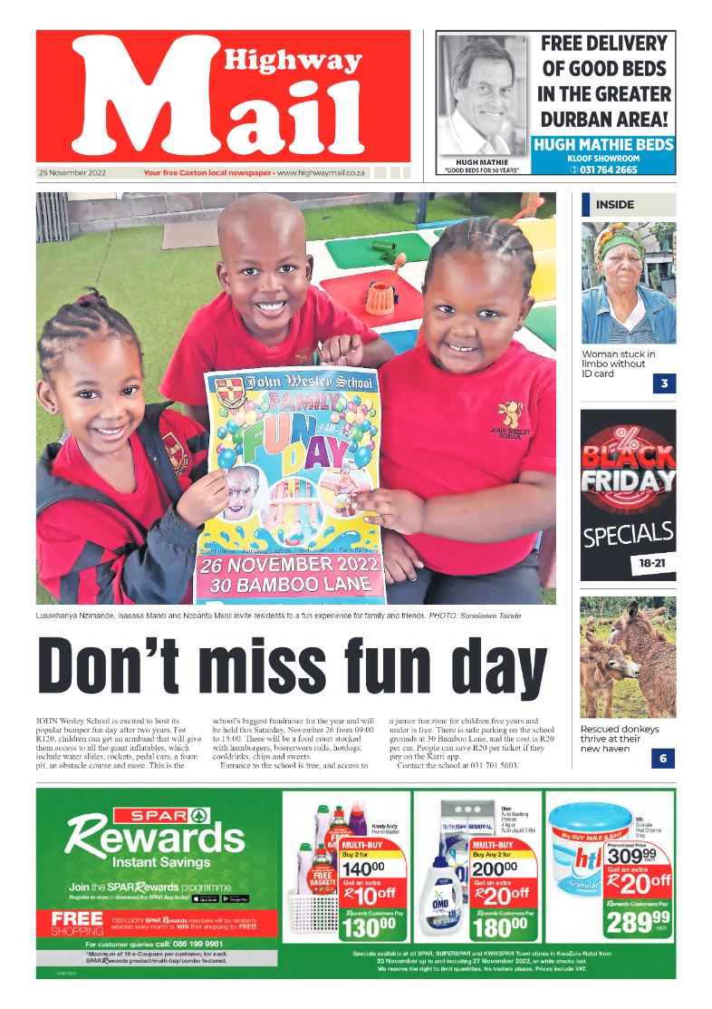 Highway Mail 25 November 2022 page 1