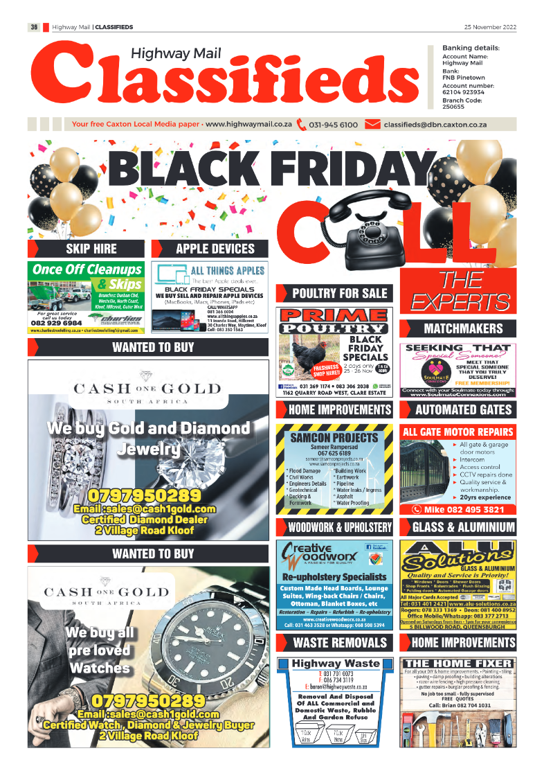 Highway Mail 25 November 2022 page 36