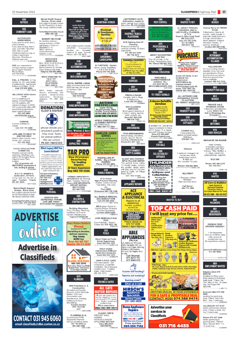Highway Mail 25 November 2022 page 37