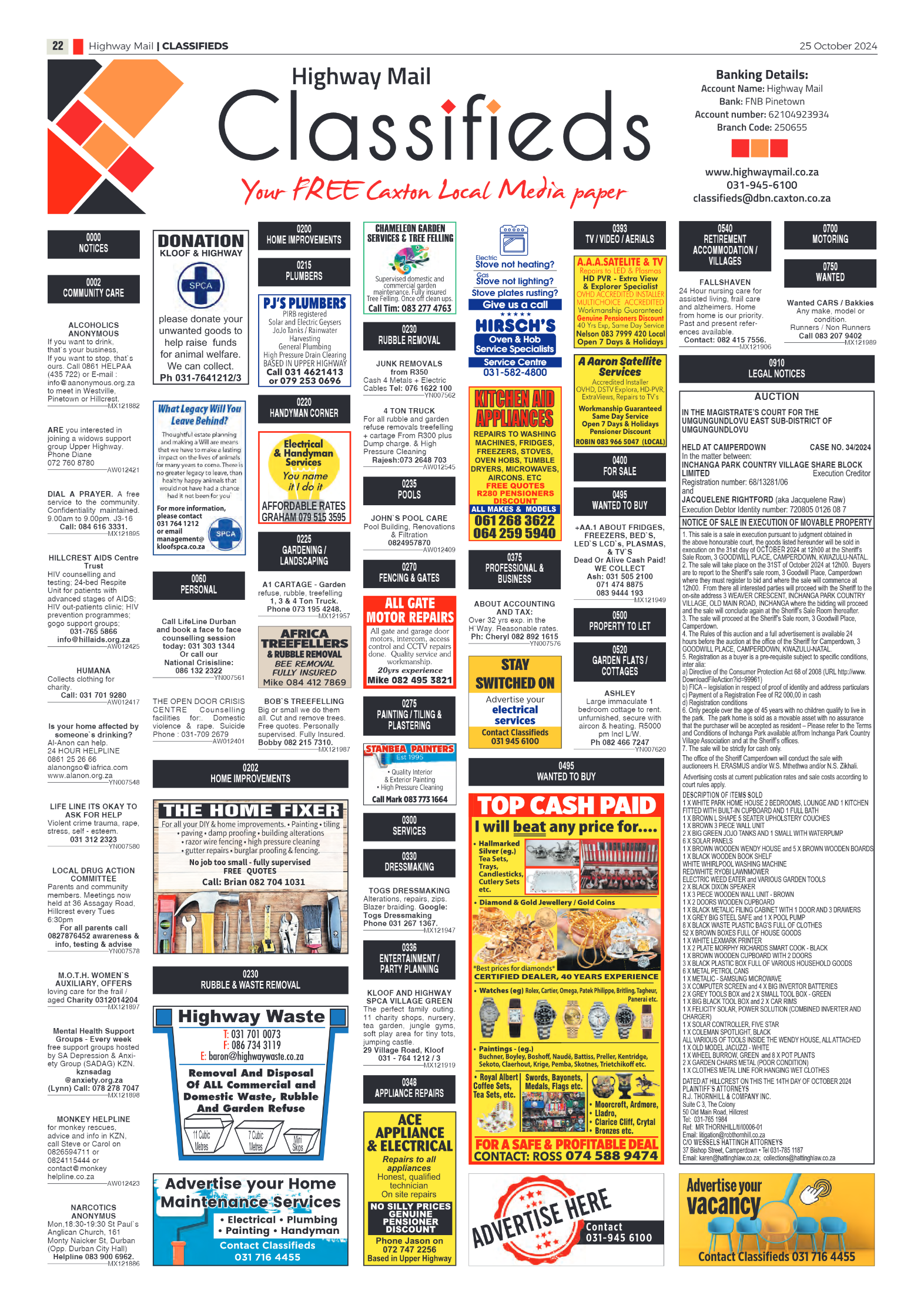 Highway Mail 25 October 2024 page 22