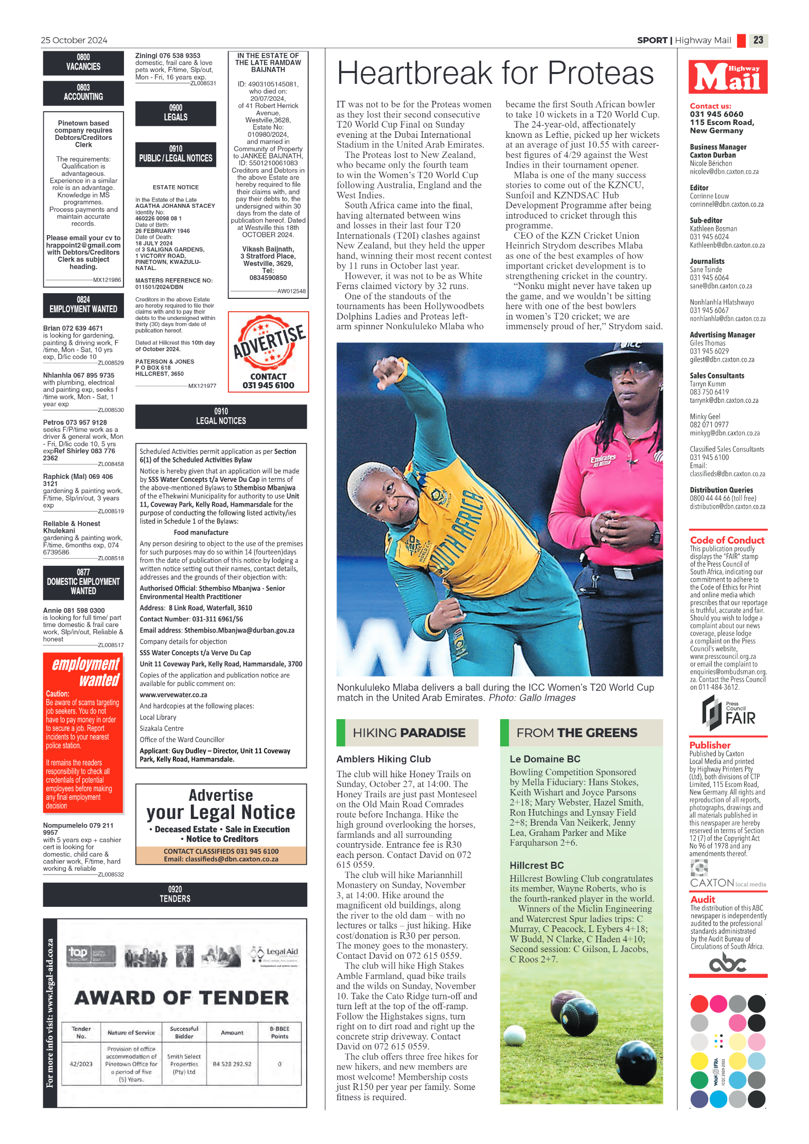 Highway Mail 25 October 2024 page 23