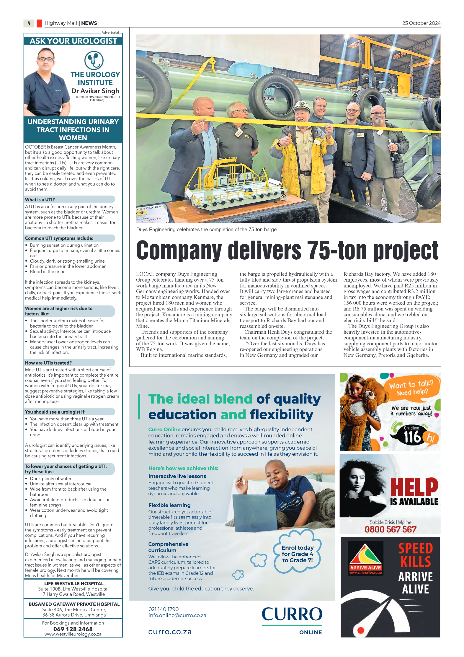 Highway Mail 25 October 2024 page 4