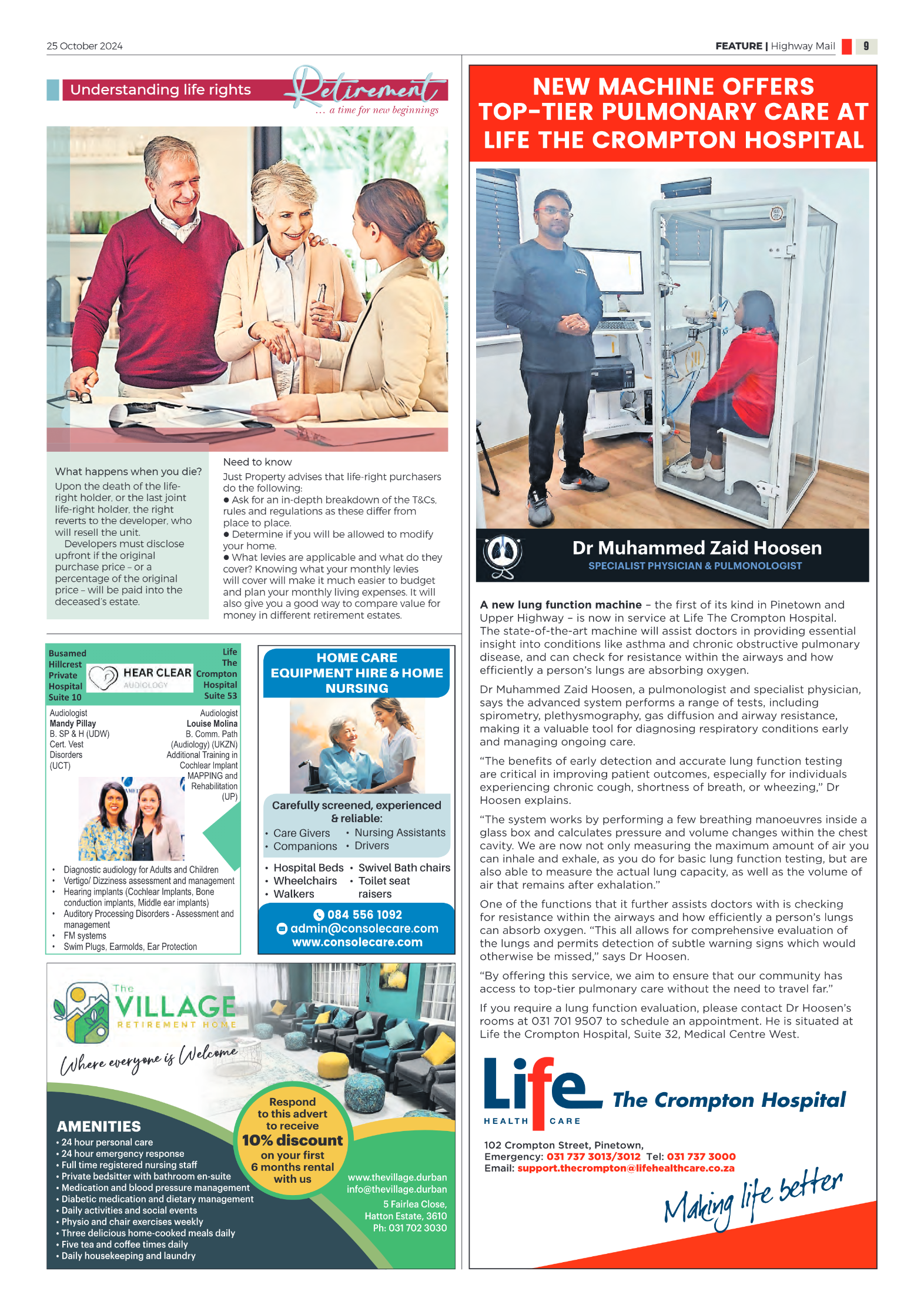 Highway Mail 25 October 2024 page 9