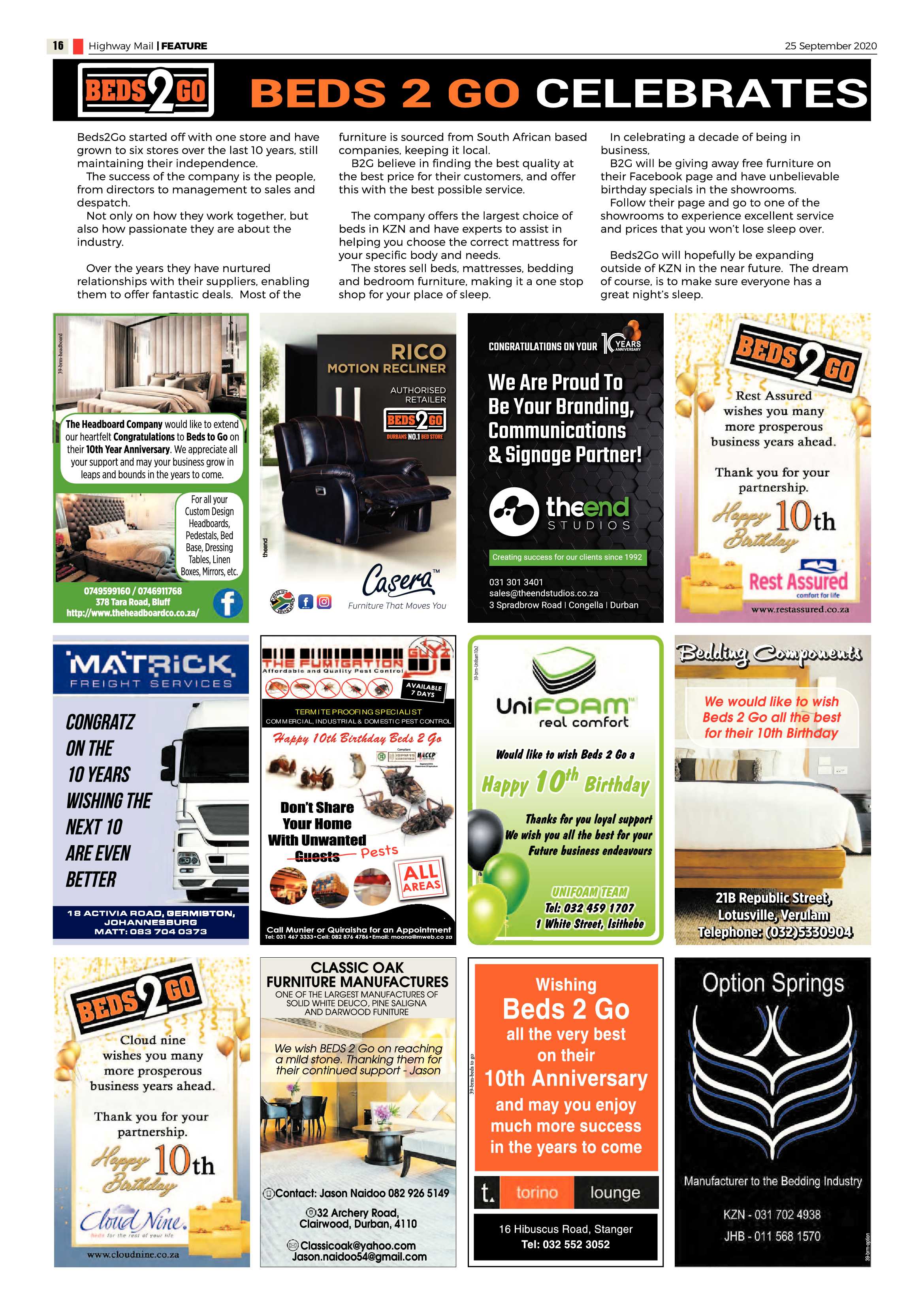 Highway Mail 25 September 2020 page 16