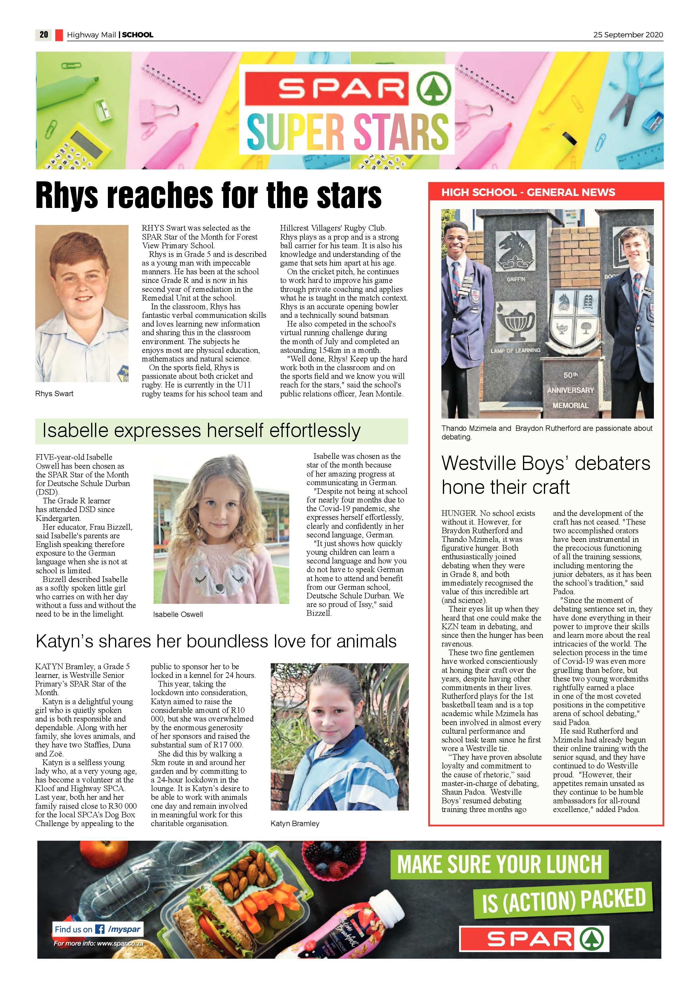 Highway Mail 25 September 2020 page 20