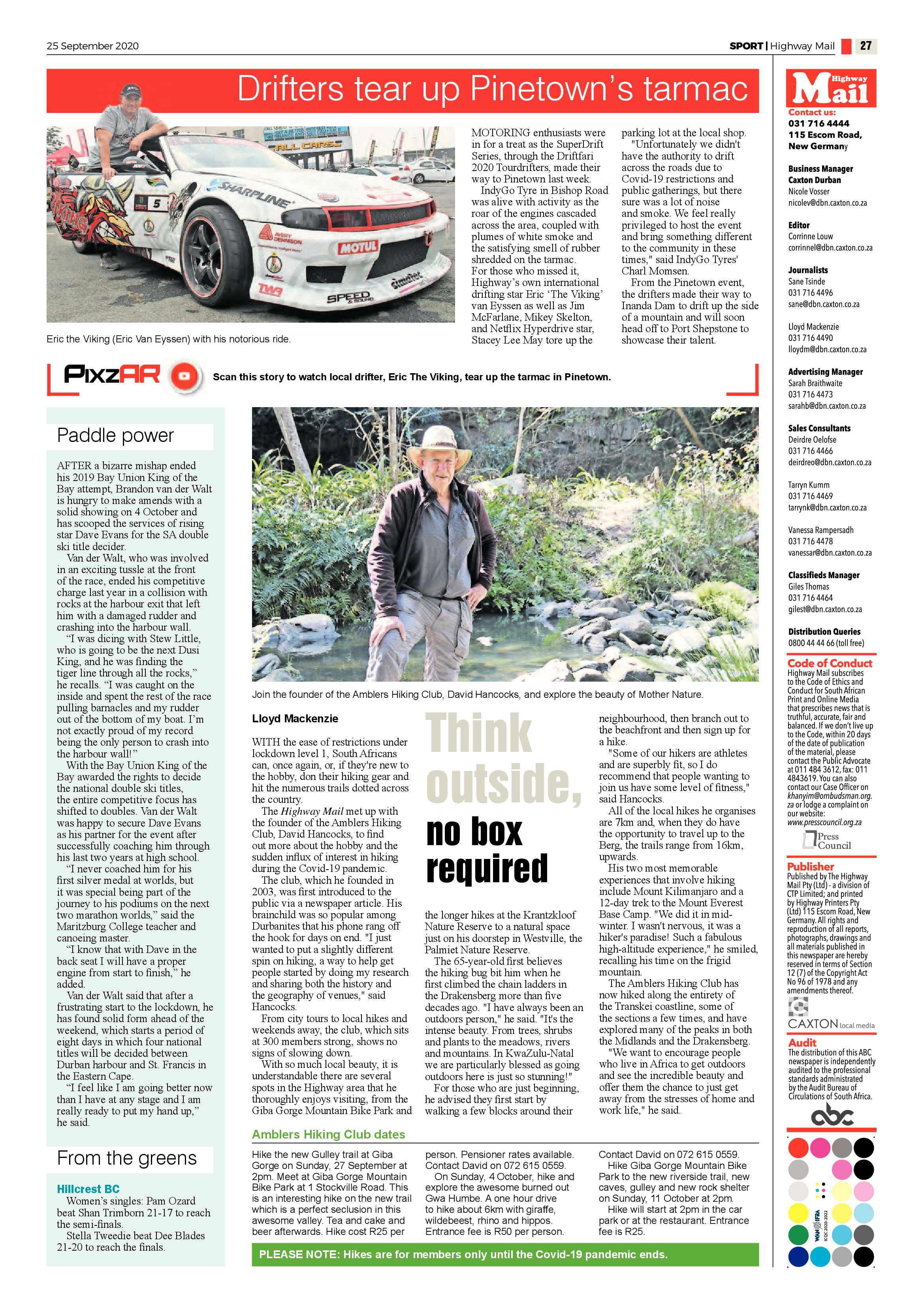 Highway Mail 25 September 2020 page 27
