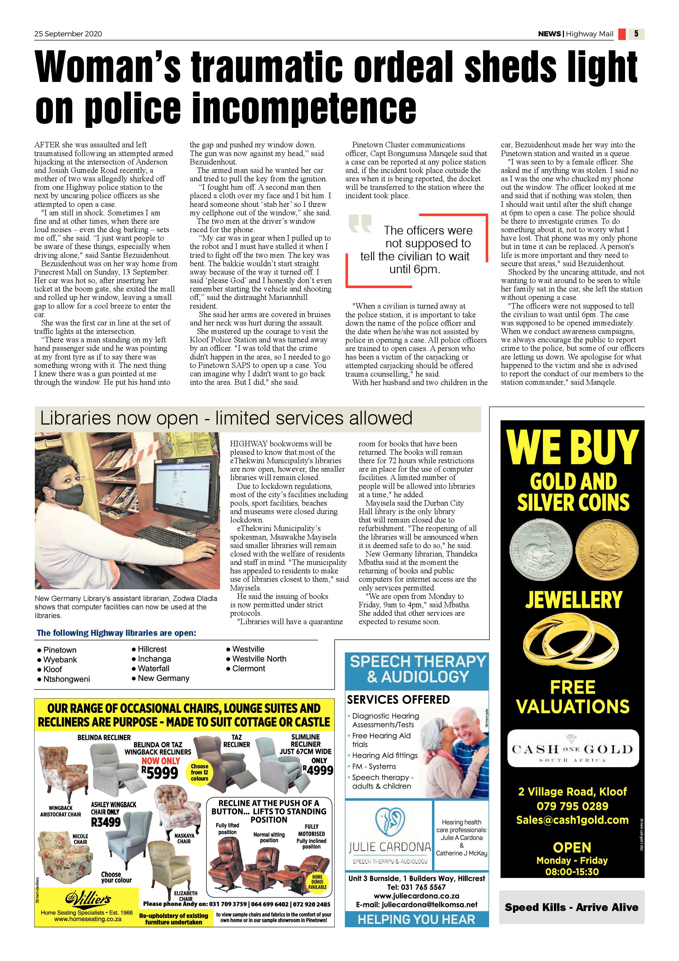 Highway Mail 25 September 2020 page 5