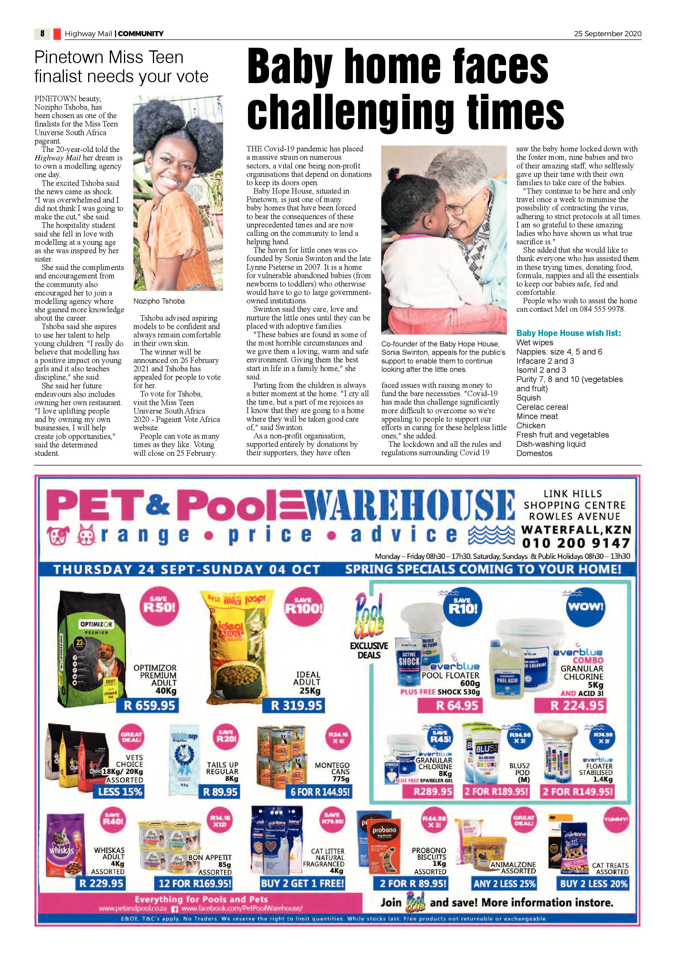 Highway Mail 25 September 2020 page 8