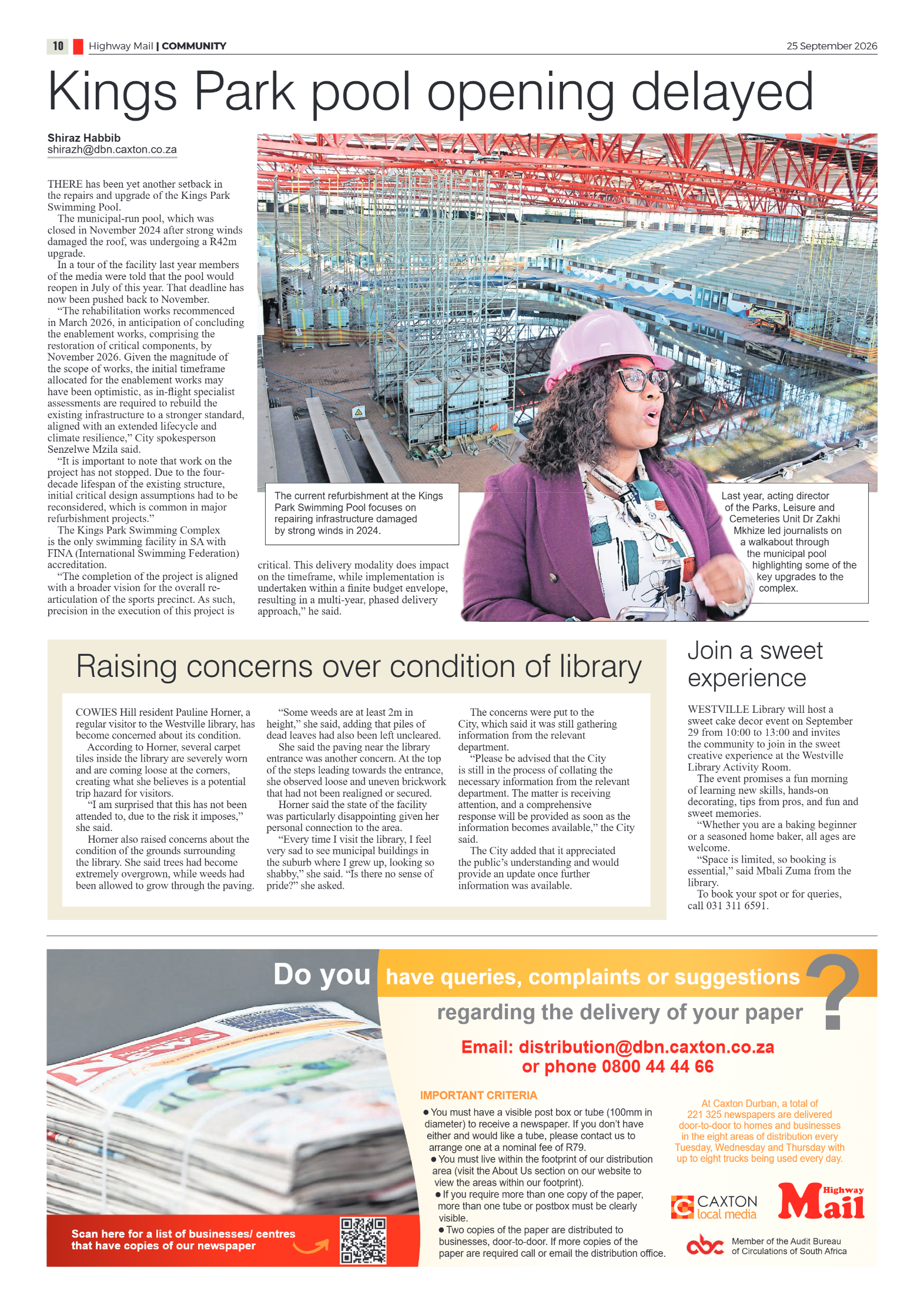 Highway Mail 25 September 2026 page 10