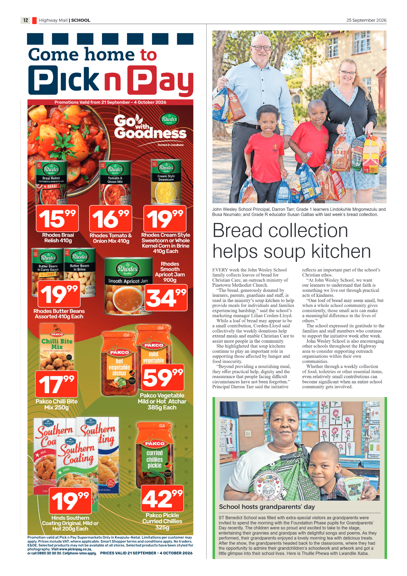 Highway Mail 25 September 2026 page 12